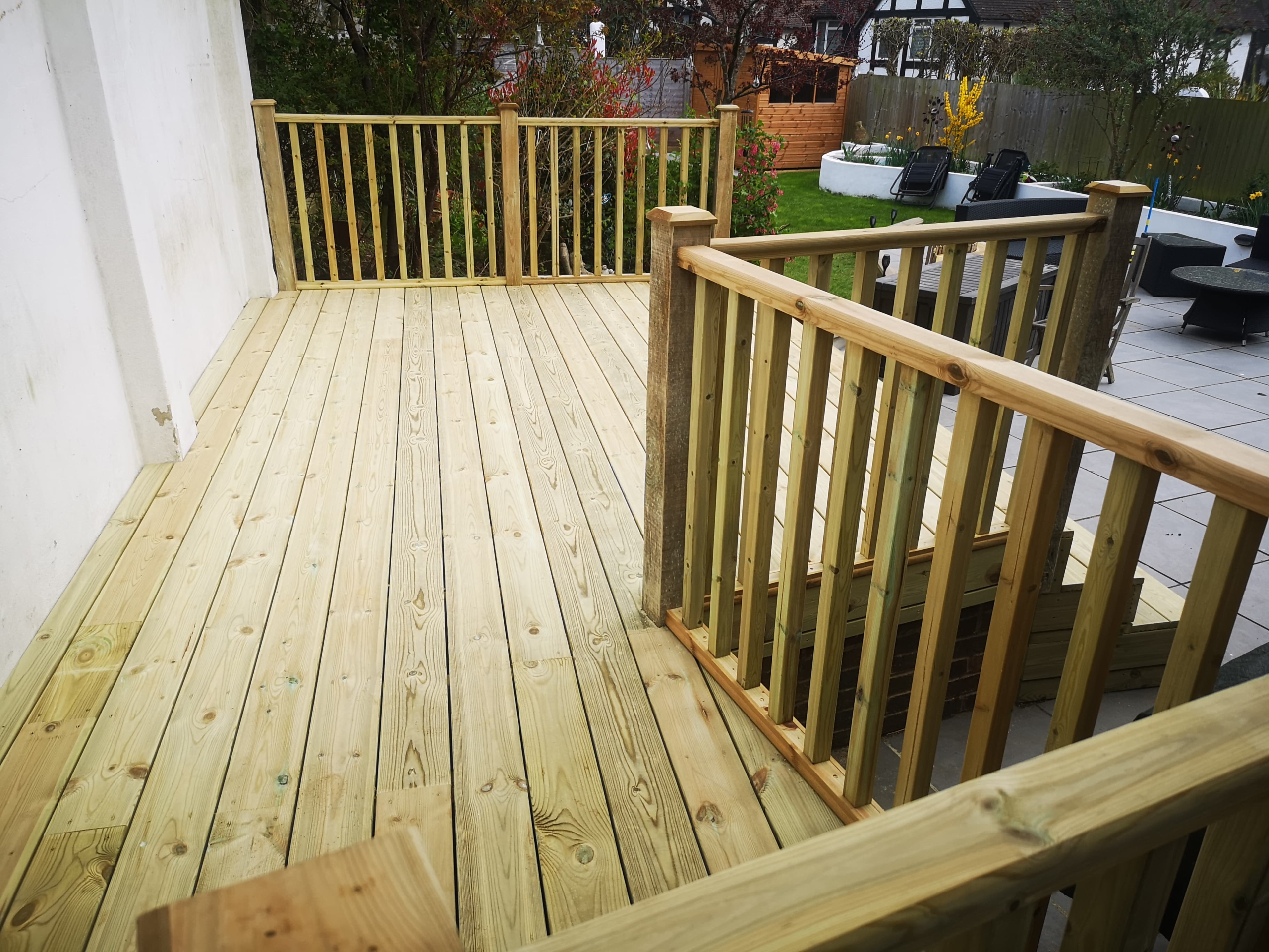 ARC Sussex Carpentry garden decking project in Brighton