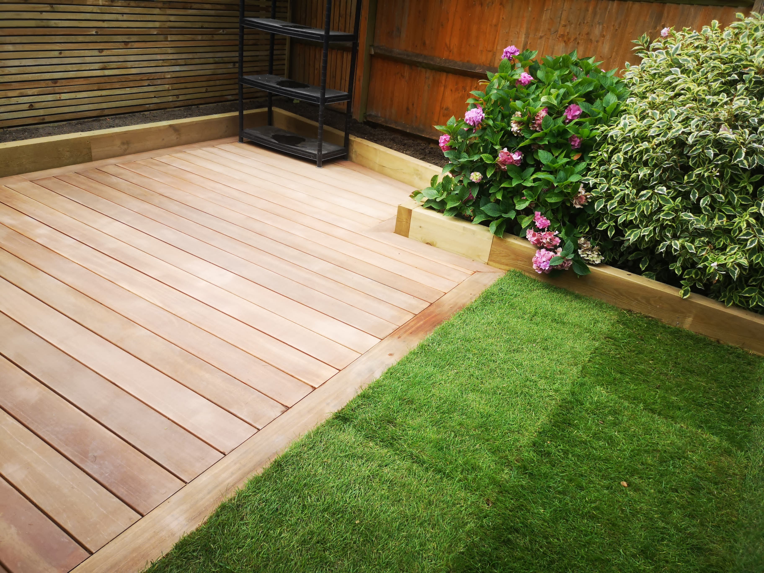 Timber decking built by ARC Sussex Carpentry